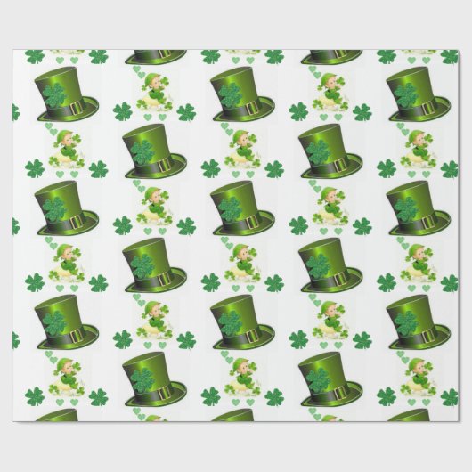 Str. Patrick's Day Wrapping Paper Cadeaupapier (Vlak)