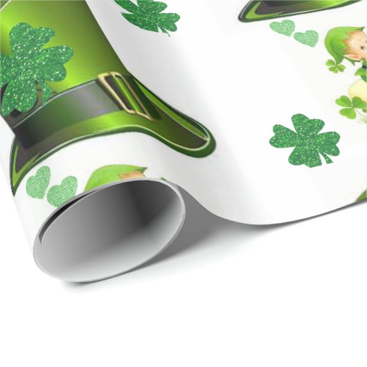 Str. Patrick's Day Wrapping Paper Cadeaupapier (Rol Hoek)