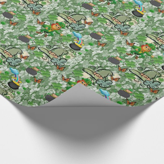 Str. Patrick's Day Wrapping Paper Cadeaupapier (Hoek)
