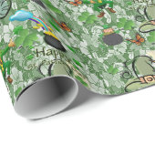 Str. Patrick's Day Wrapping Paper Cadeaupapier (Rol Hoek)
