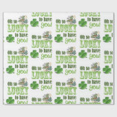 Str. Patrick's Day Wrapping Paper Cadeaupapier (Vlak)