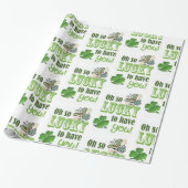 Str. Patrick's Day Wrapping Paper Cadeaupapier (Uitgerold)