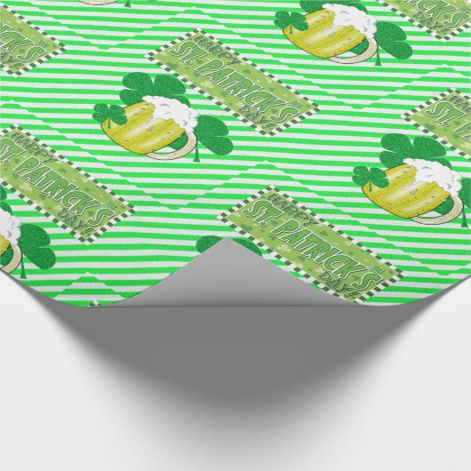 Str. Patrick's Day Wrapping Paper Cadeaupapier (Hoek)