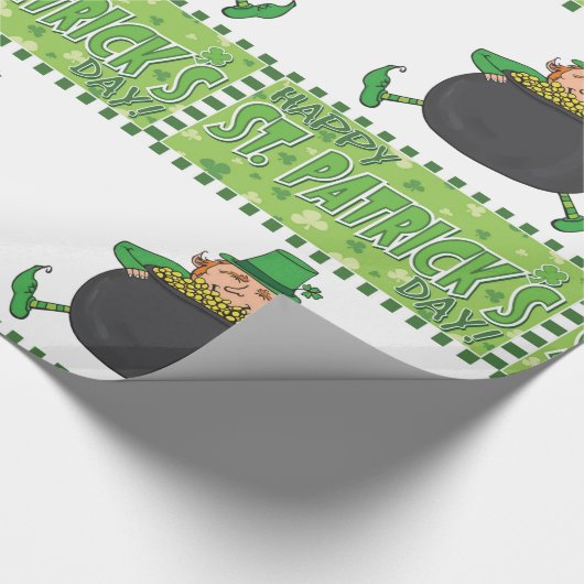 Str. Patrick's Day Wrapping Paper Cadeaupapier (Hoek)