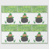 Str. Patrick's Day Wrapping Paper Cadeaupapier (Vlak)