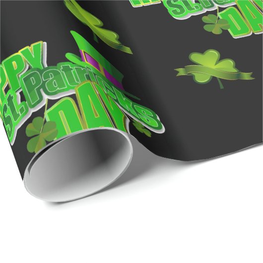 Str. Patrick's Day Wrapping Paper Cadeaupapier (Rol Hoek)