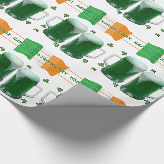 Str. Patrick's Day Wrapping Paper Cadeaupapier (Hoek)