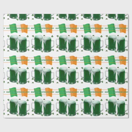 Str. Patrick's Day Wrapping Paper Cadeaupapier (Vlak)