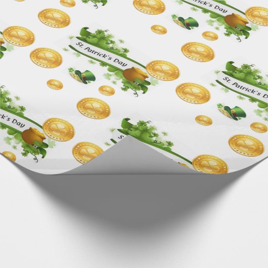 Str. Patrick's Day Wrapping Paper Cadeaupapier (Hoek)