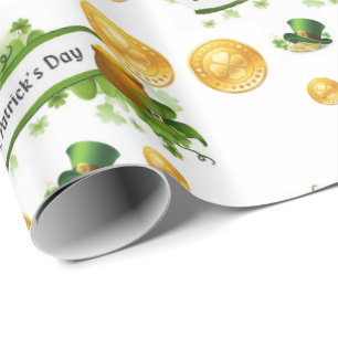 Str. Patrick's Day Wrapping Paper Cadeaupapier