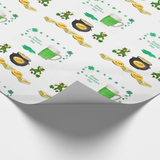 Str. Patrick's Day Wrapping Paper Cadeaupapier (Hoek)