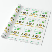 Str. Patrick's Day Wrapping Paper Cadeaupapier (Uitgerold)