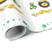 Str. Patrick's Day Wrapping Paper Cadeaupapier (Rol Hoek)