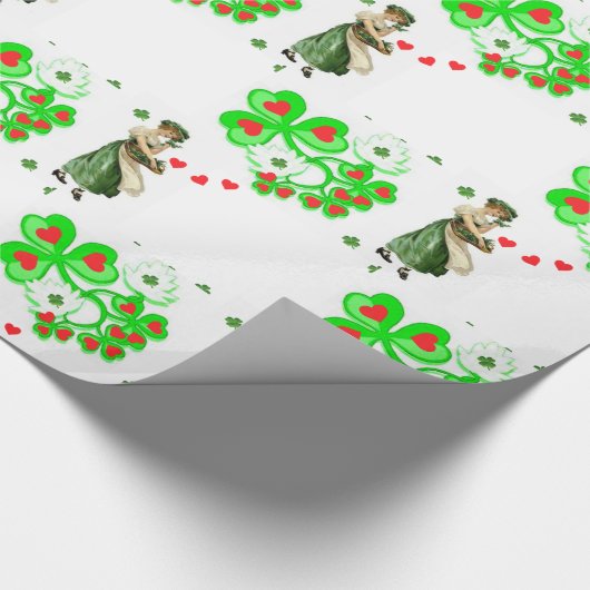 Str. Patrick's Day Wrapping Paper Cadeaupapier (Hoek)