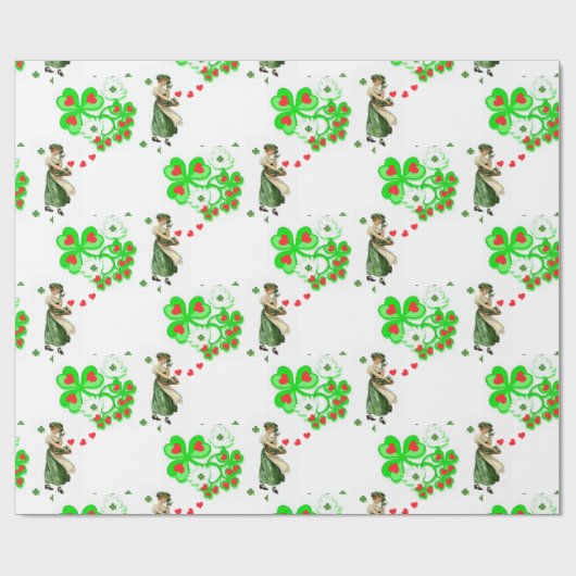 Str. Patrick's Day Wrapping Paper Cadeaupapier (Vlak)