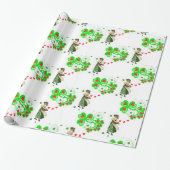 Str. Patrick's Day Wrapping Paper Cadeaupapier (Uitgerold)