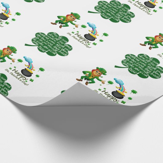 Str. Patrick's Day Wrapping Paper Cadeaupapier (Hoek)