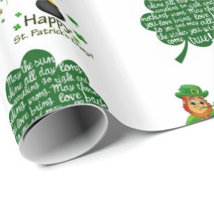 Str. Patrick's Day Wrapping Paper Cadeaupapier