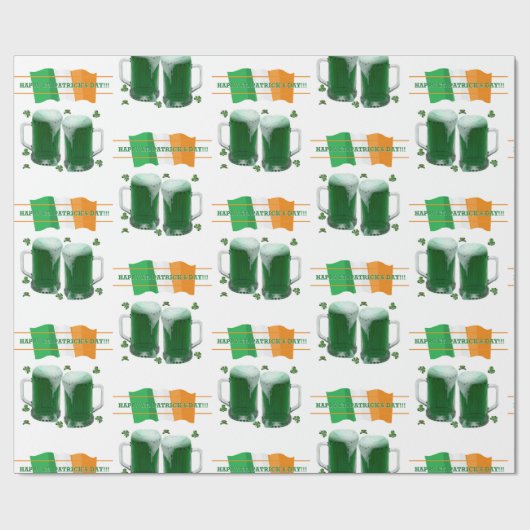 Str. Patrick's Day Wrapping Paper Cadeaupapier (Vlak)