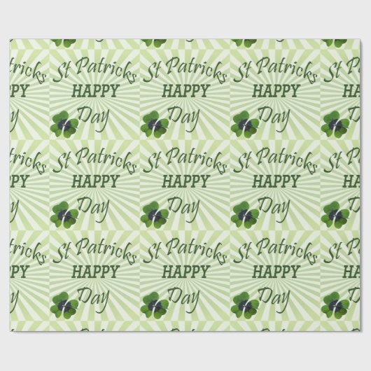 Str. Patrick's Day Wrapping Paper Cadeaupapier (Vlak)