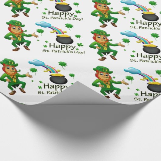 Str. Patrick's Day Wrapping Paper Cadeaupapier (Hoek)