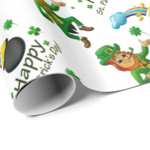 Str. Patrick's Day Wrapping Paper Cadeaupapier