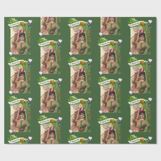 Str. Patrick's Day Wrapping Paper Cadeaupapier (Vlak)