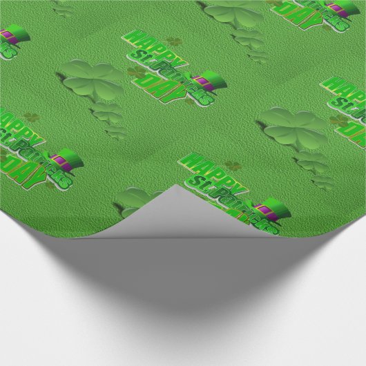 Str. Patrick's Day Wrapping Paper Cadeaupapier (Hoek)