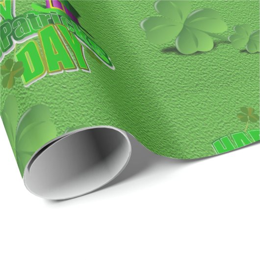Str. Patrick's Day Wrapping Paper Cadeaupapier (Rol Hoek)