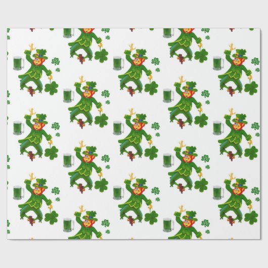 Str. Patrick's Day Wrapping Paper Cadeaupapier (Vlak)
