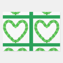 Str. Patrick's Day Wrapping Paper set of 3