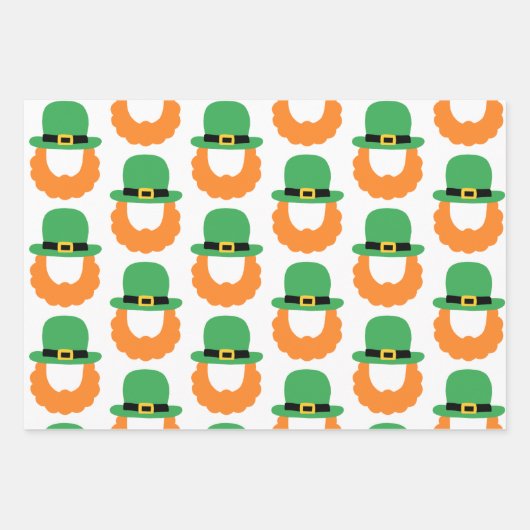 Str. Patrick's Day Wrapping Paper Sheet Set (Voorkant 2)