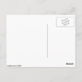 [STR-RD-1] Rood en wit snoepgoed gestreept Briefkaart (Achterkant)