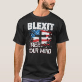 Straal je Amerikaanse vlag en kruis vrij T-shirt (Voorkant)