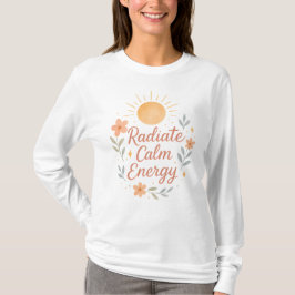 Straal Kalme Energie – Pastel Waterverf T-shirt