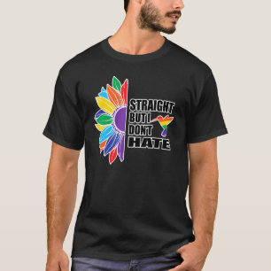 Straal, maar niet Hate Plus Size Sunflower Graph T-shirt