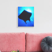 STRAAL MANTA CANVAS AFDRUK (Insitu (Woonkamer))