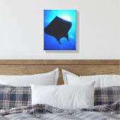 STRAAL MANTA CANVAS AFDRUK (Insitu (Slaapkamer))