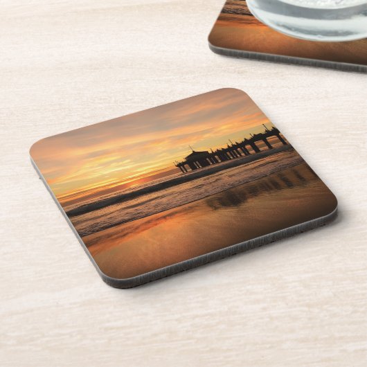 Straal over zee bier onderzetter (Linkerzijde)