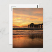 Straal over zee briefkaart (Voorkant / Achterkant)