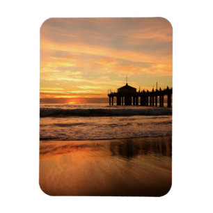 Straal over zee magneet