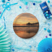 Straal over zee papieren bordje (Feest)