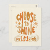 Straal Positiviteit uit: Kies ervoor om Inspireren Briefkaart (Voorkant / Achterkant)