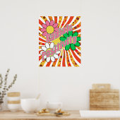Straal Positiviteit uit Poster (Keuken)