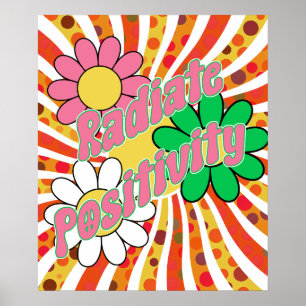 Straal Positiviteit uit Poster
