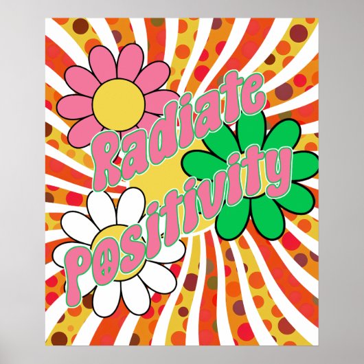 Straal Positiviteit uit Poster (Voorkant)