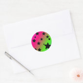 Straal Ronde Sticker (Envelop)