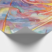 straal van de zonnestraal cadeaupapier (Hoek)