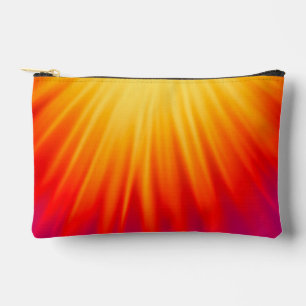 Straal van licht geel en rood etui
