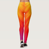 Straal van Licht sinaasappel & geel Leggings (Achterkant)